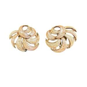 Vintage Spiral Clip-On Earrings